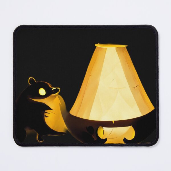 Item preview, Raccoon Lamp designed and sold by selfreference2.