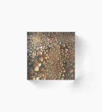 Experimentell - Earth - Edelsteine - Smaragde - Sand Acrylblock