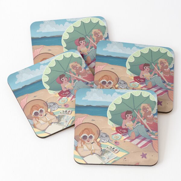 Item preview, Mermaid Beach Day  designed and sold by KittoConcepts.