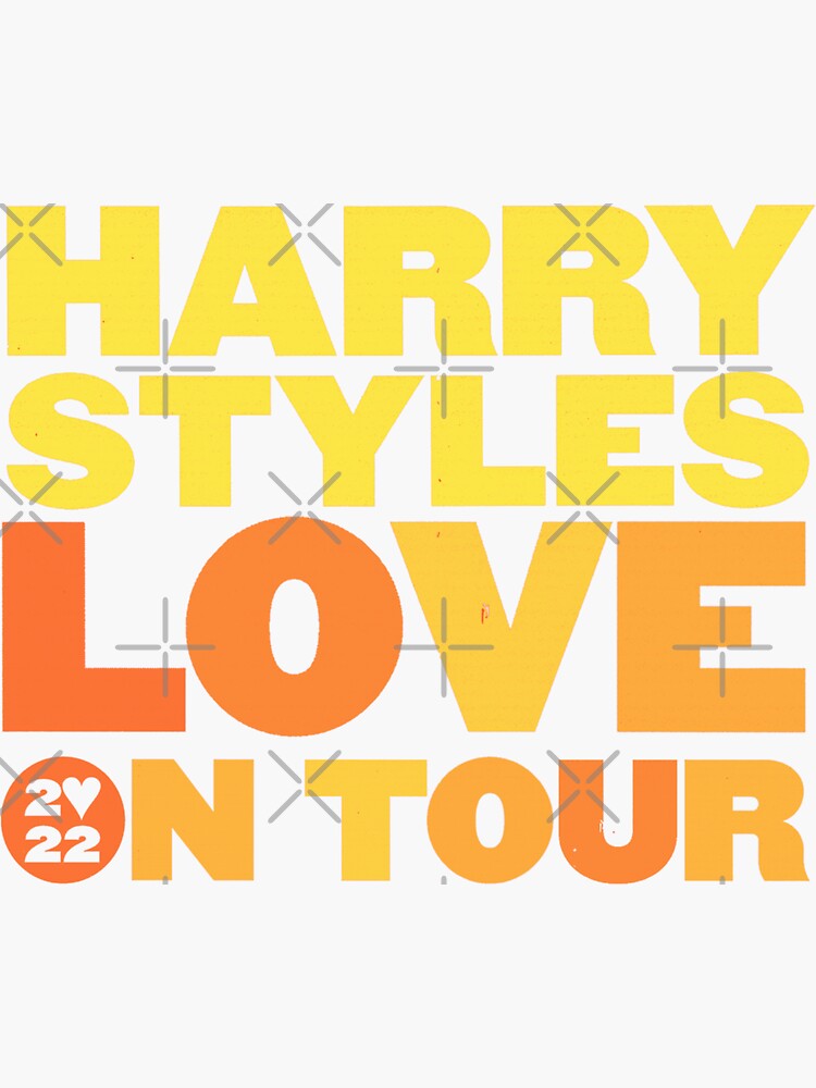 "love on tour 2022" Sticker for Sale by GREYSEFY Redbubble