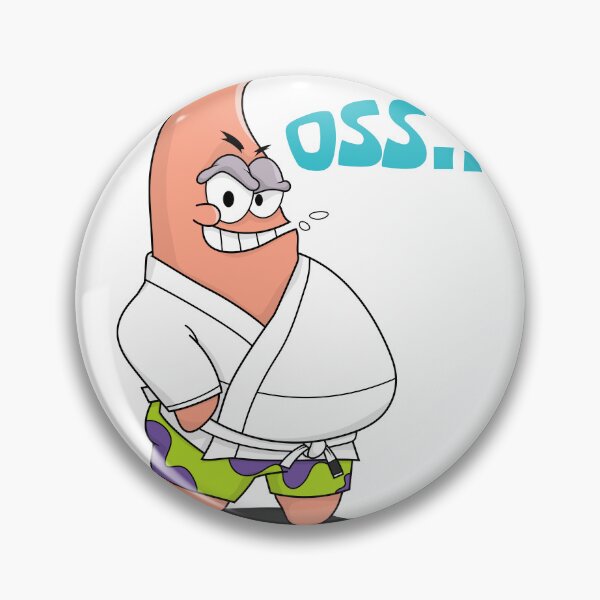 Item preview, Patrick Star BJJ camiseta blanca con cinturón designed and sold by brohadistore.