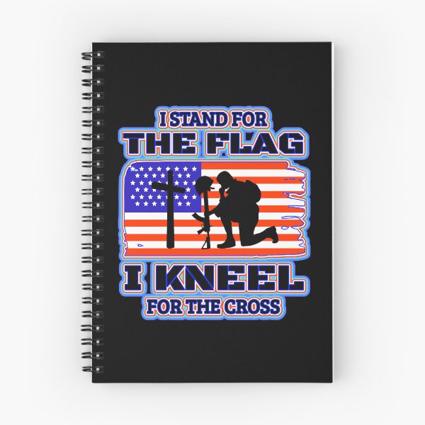 Item preview, I Stand For The Flag And Kneel For The Cross  designed and sold by WoodburyLake.