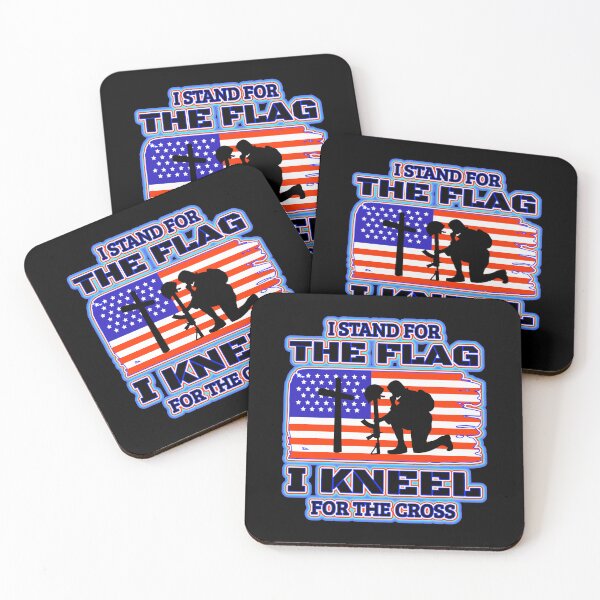 Item preview, I Stand For The Flag And Kneel For The Cross  designed and sold by WoodburyLake.