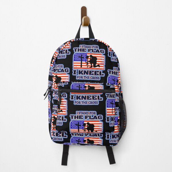 Item preview, I Stand For The Flag And Kneel For The Cross designed and sold by WoodburyLake.