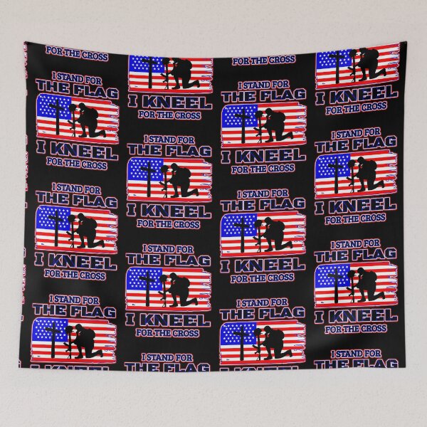 Item preview, I Stand For The Flag And Kneel For The Cross  designed and sold by WoodburyLake.