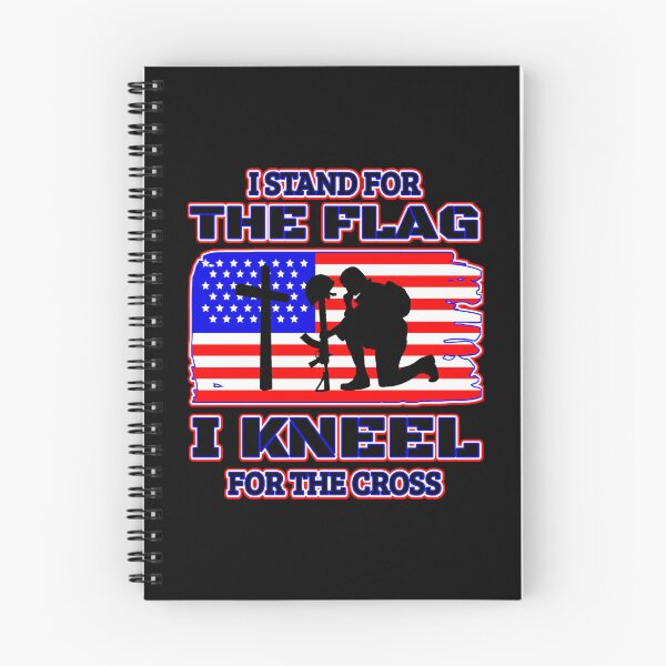 Item preview, I Stand For The Flag And Kneel For The Cross  designed and sold by WoodburyLake.