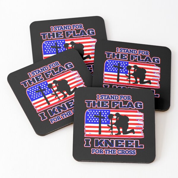 Item preview, I Stand For The Flag And Kneel For The Cross  designed and sold by WoodburyLake.