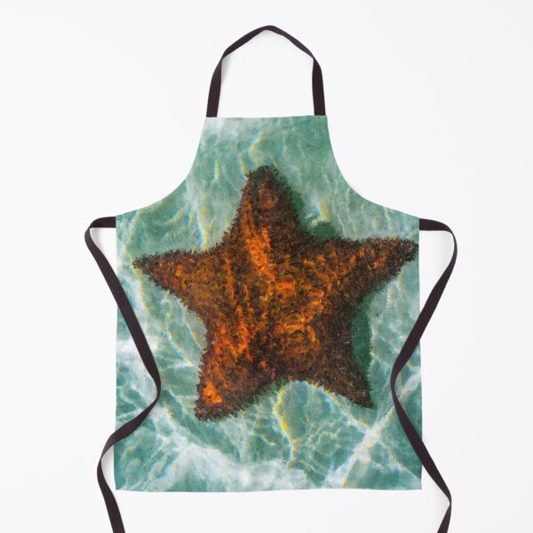 Item preview, Orange Starfish Under The Ocean, Cute Starfish Under the Ocean Life, Orange Sea Star Under The Ocean, Adorable Starfish Realistic Painting designed and sold by Trendymotion.