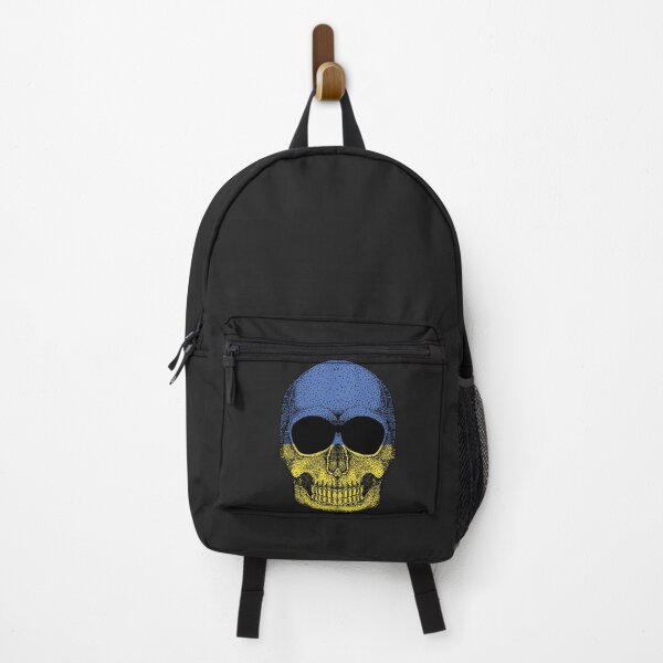 Item preview, Ukraine flag Skull designed and sold by pretty4u.