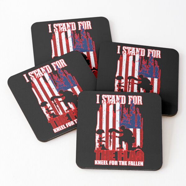 Item preview, I Stand For The Flag And Kneel For The Fallen designed and sold by WoodburyLake.
