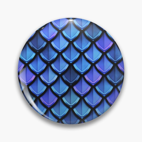 Item preview, Dragonscale - Sapphire Blue designed and sold by katymakesthings.