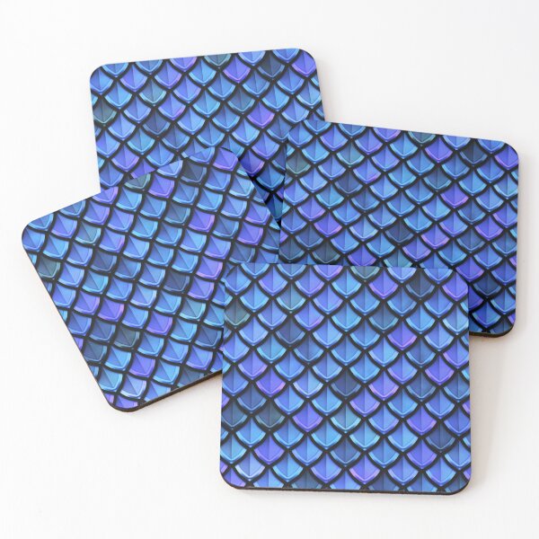 Item preview, Dragonscale - Sapphire Blue designed and sold by katymakesthings.