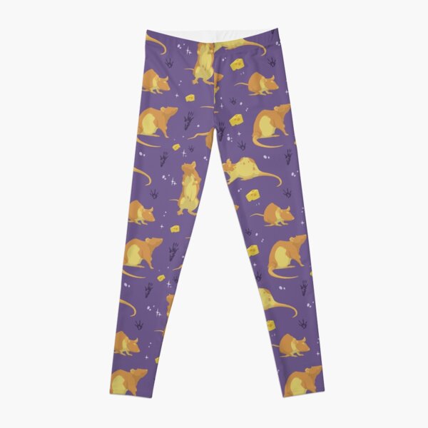 Graphic Rat Pattern Leggings