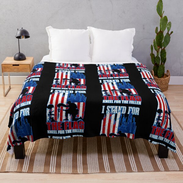 Item preview, I Stand For The Flag And Kneel For The Fallen designed and sold by WoodburyLake.