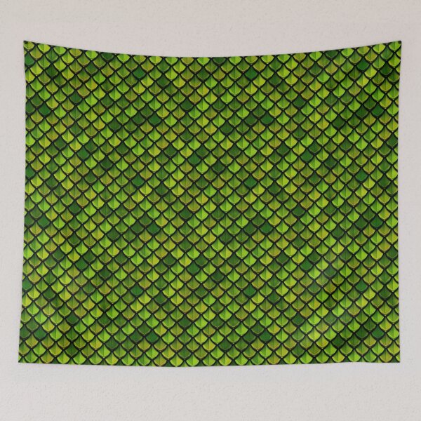 Item preview, Dragonscale - Emerald Green designed and sold by katymakesthings.