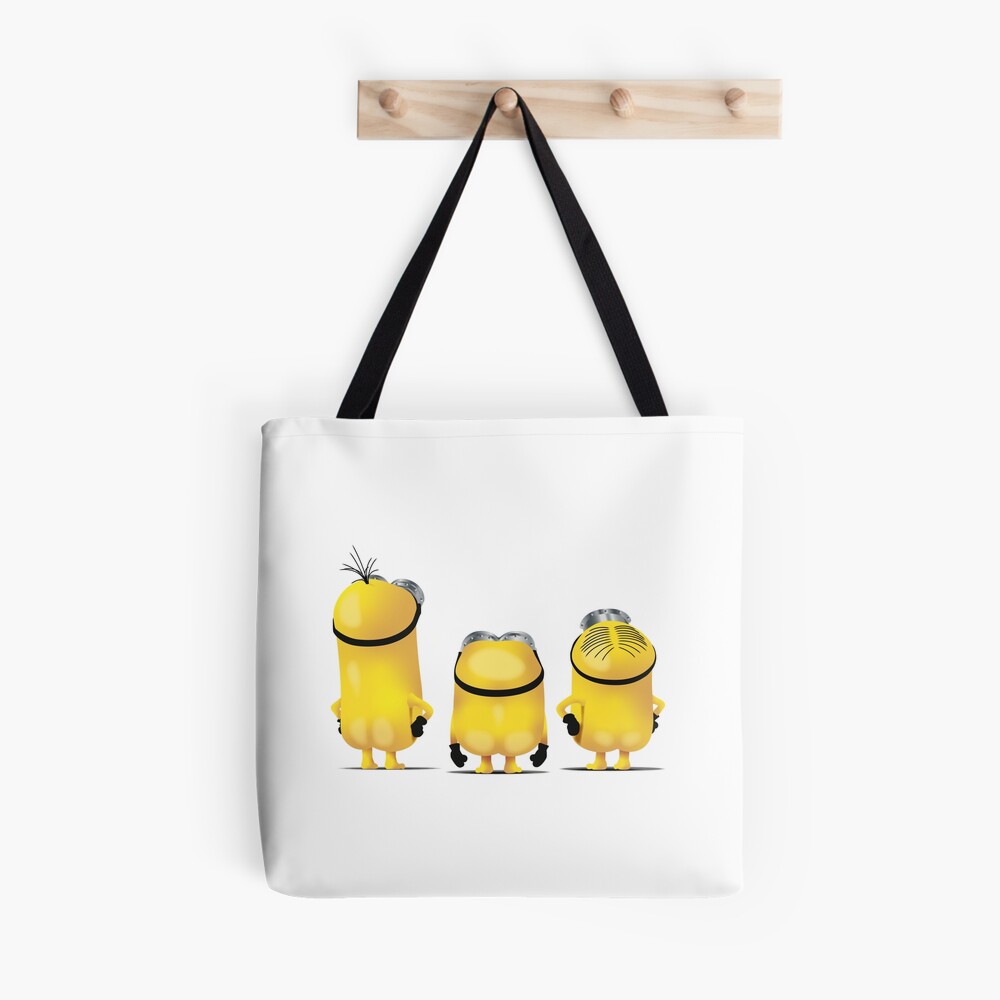 Minion Bob Kevin Stuart Shoulder Strap Black Insulated Lunch Box Bag