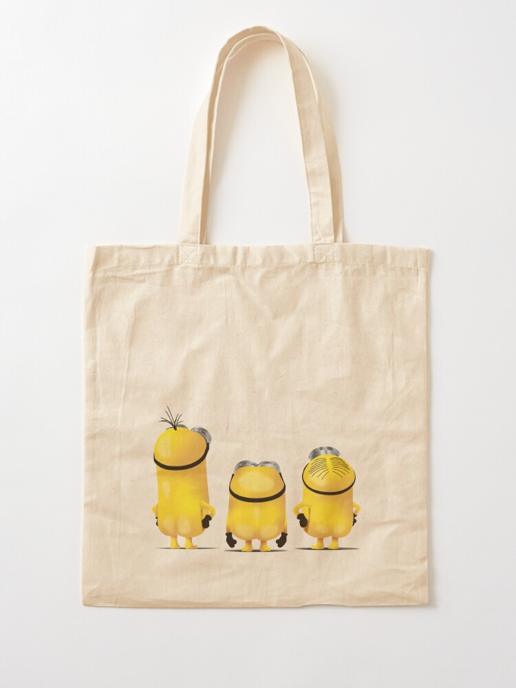 Japan Despicable Me Cotton Tote Bag - Minions Bob