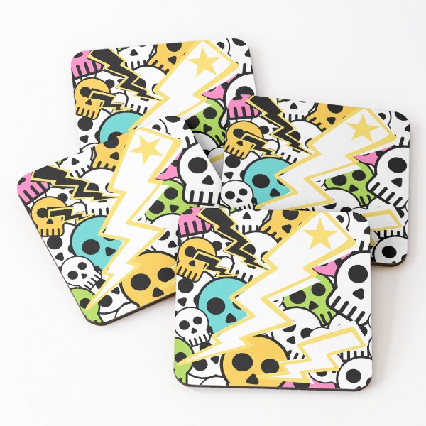 Item preview, Poof star - flash skull - star designed and sold by boomantique.
