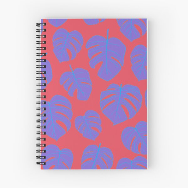 Item preview, Purple Tropical Jungle Leaves Pattern Design, Purple Monstera Leaves designed and sold by antevasinart.