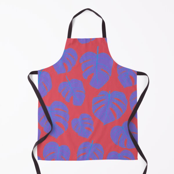 Item preview, Purple Tropical Jungle Leaves Pattern Design, Purple Monstera Leaves designed and sold by antevasinart.