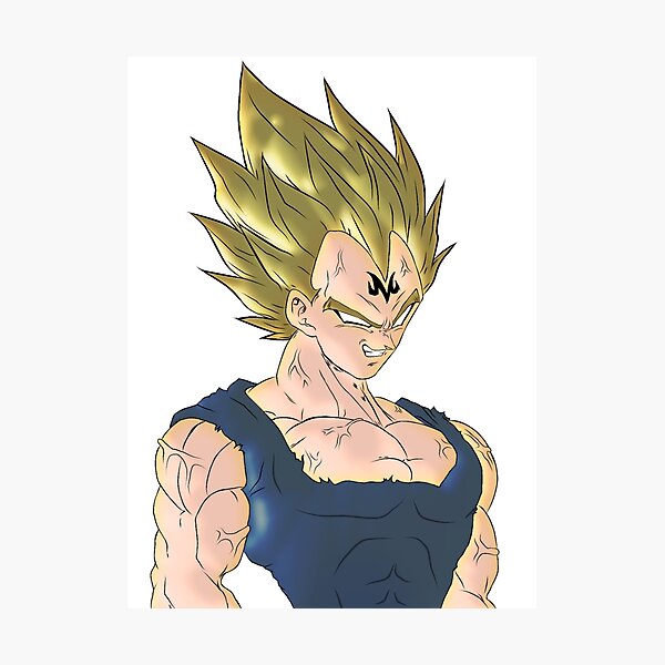 MAJIN VEGETA  Photographic Print for Sale by LILENXO