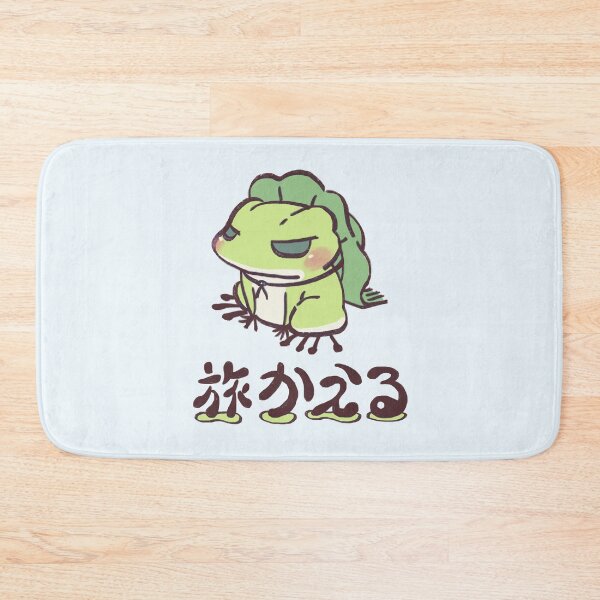 Item preview, I draw traveling frog / tabi kaeru japanese text designed and sold by RansRoom.