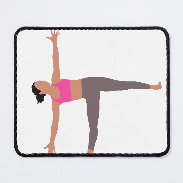 Item preview, Yoga half moon position designed and sold by palmwooddesigns.