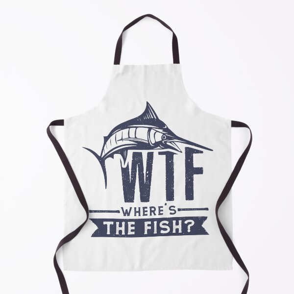 Item preview, Funny Fishing WTF Where's the Fish? designed and sold by wingstar.