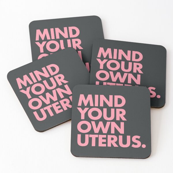 Item preview, Mind Your Own Uterus (Bold pink) designed and sold by Thelittlelord.