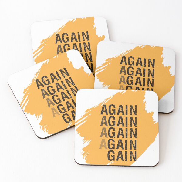 Item preview, Again-Gain | Motivation Quotes designed and sold by CadDesignerr.