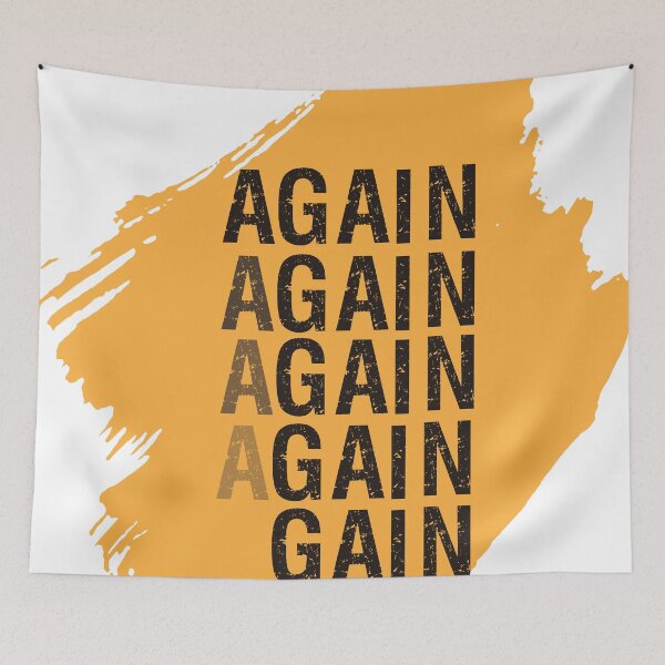 Item preview, Again-Gain | Motivation Quotes designed and sold by CadDesignerr.