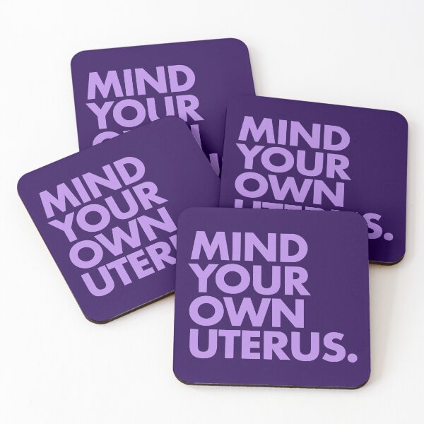 Item preview, Mind Your Own Uterus (Bold lavender) designed and sold by Thelittlelord.