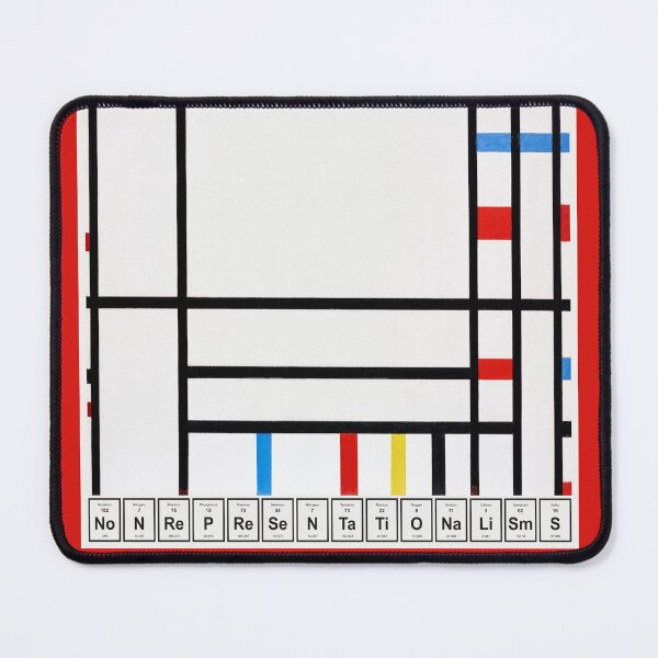 Item preview, Nonrepresentationalisms Longest Periodical Table of Elements Word Piet Mondrian Abstract Art designed and sold by Siela.