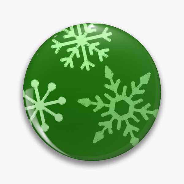 Item preview, Snowflake green designed and sold by LanDiMonk.