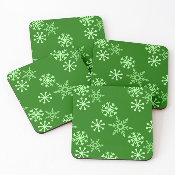 Item preview, Snowflake green designed and sold by LanDiMonk.