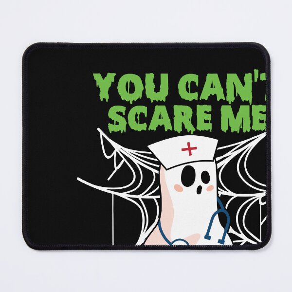 Item preview, Can't Scare Me Halloween Nurse Design designed and sold by ThisIsMugLife.
