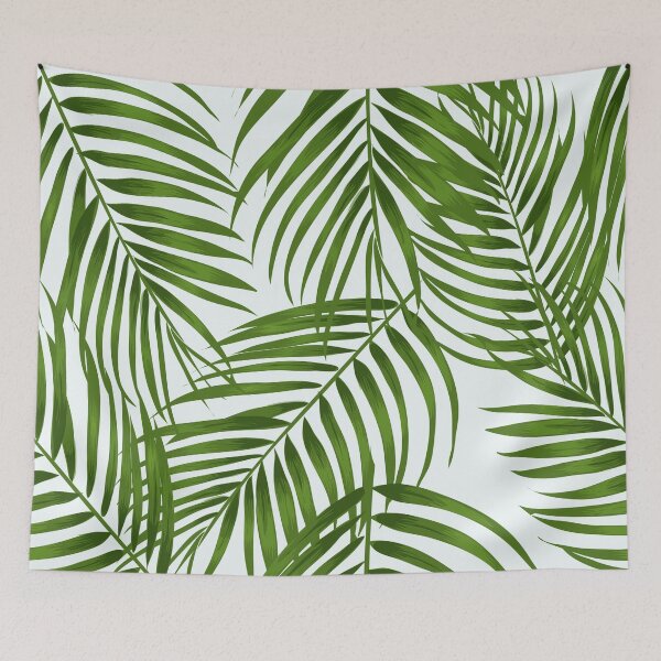 Item preview, Tropical Jungle Leaves Pattern Design designed and sold by antevasinart.