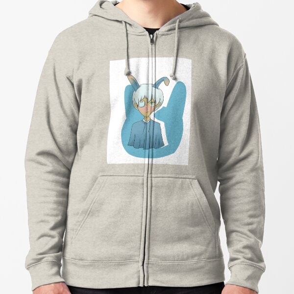 blue bunny hoodie