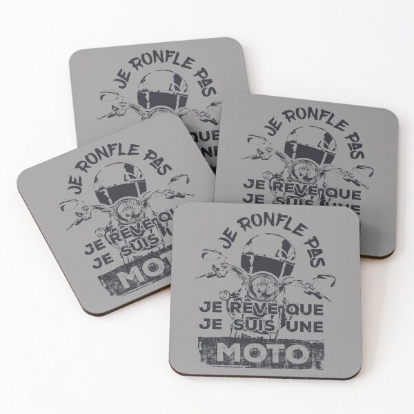 Item preview, Je ronfle pas, je rêve que je suis une moto - Gris designed and sold by F440.