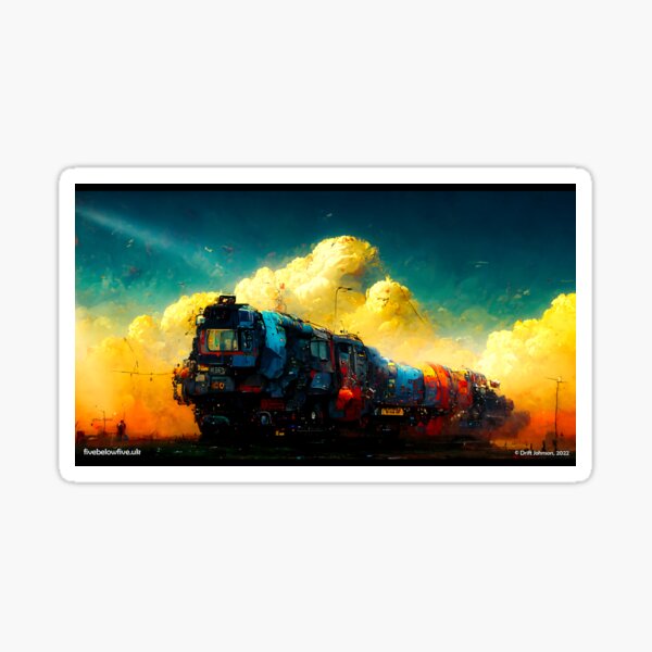 Titan Train on the Interstitial Plane Sticker