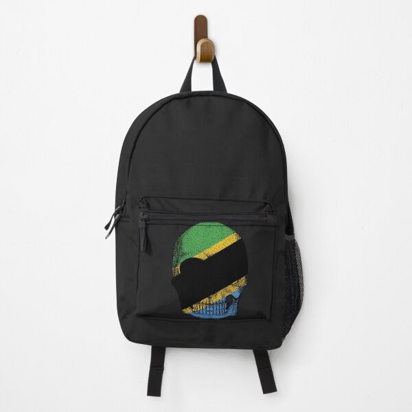 Item preview, Tanzania flag Skull designed and sold by pretty4u.
