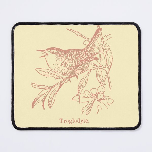 Item preview, Troglodyte - Bird - Vintage Dictionary Illustration designed and sold by Birdbrook Academy.