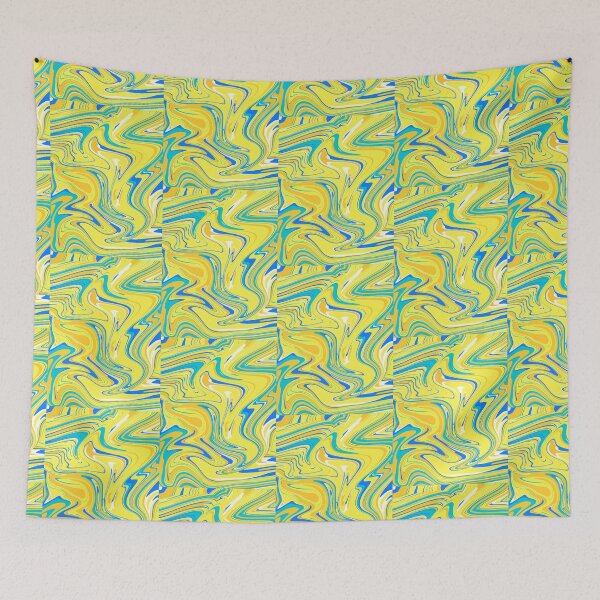 Item preview, Mainly yellow color swirl  designed and sold by JustVibz.