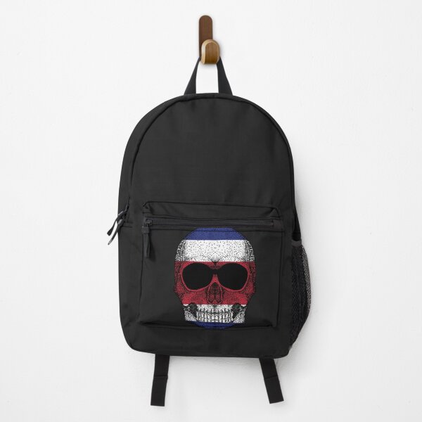 Item preview, Costa Rica flag Skull designed and sold by pretty4u.