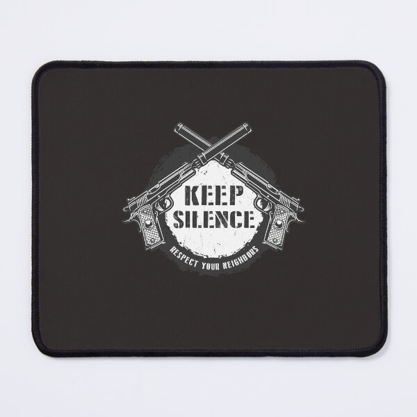 Item preview, Keep Silence And Respect Your Neighbours Illustration  designed and sold by CartheArtwork.
