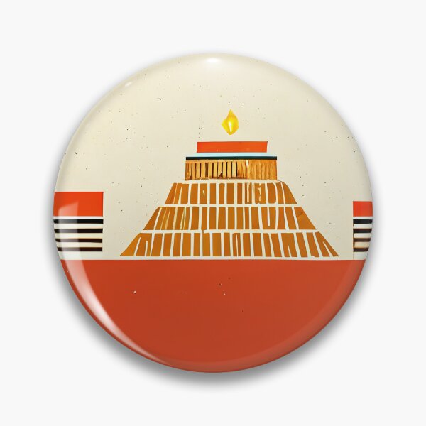 Item preview, Minimal Aztec Temple designed and sold by MoreMachine.