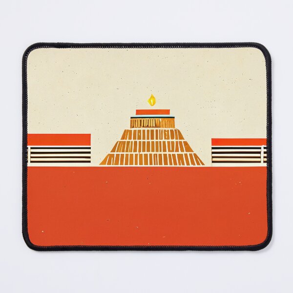 Item preview, Minimal Aztec Temple designed and sold by MoreMachine.