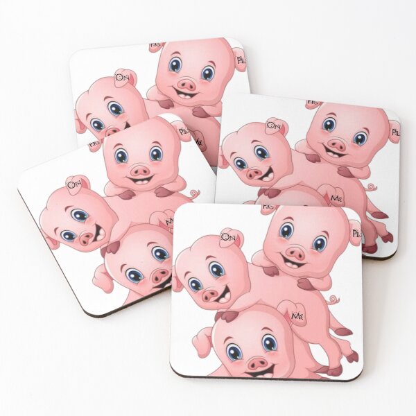 Item preview, Pig Pile On Me designed and sold by BellsPainting.