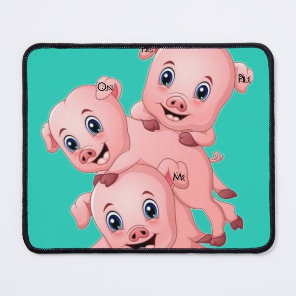 Item preview, Pig Pile On Me designed and sold by BellsPainting.