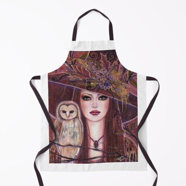 Item preview, Cornelia Witch with owl fantasy art by Renee Lavoie designed and sold by Renee Lavoie.